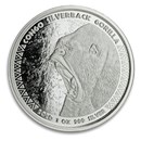 2020 Republic of Congo 1 oz Silver Silverback Gorilla (Prooflike) 2020 Republic of Congo 1 oz Silver Silverback Gorilla (Prooflike)